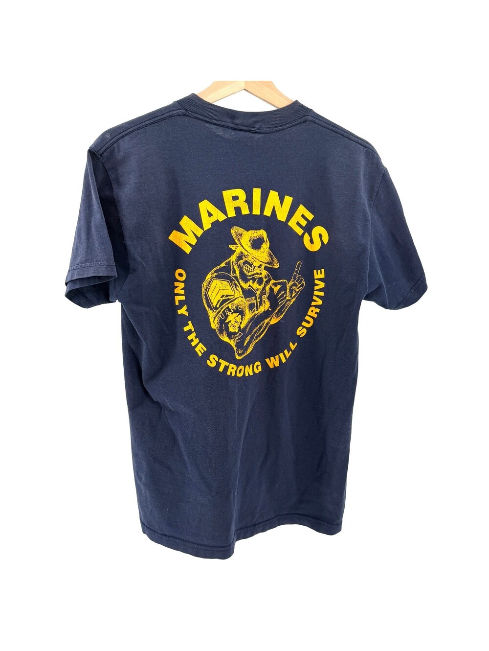 Vintage 90s Navy Marines Hialeah Dog Pound T-Shirt